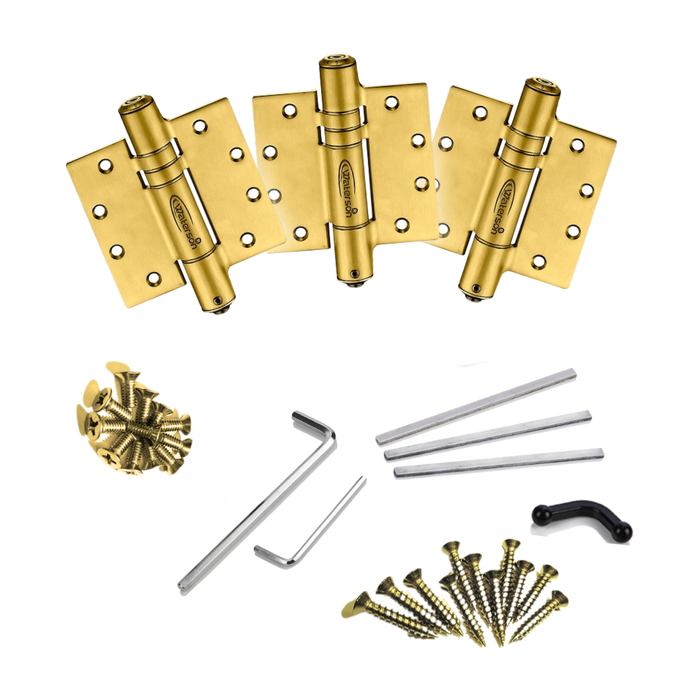 3pcs Fire Rated Soft Closing Garage Door Hinges | 7ft | SS304 | K51M-B3