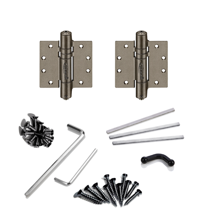 2pcs Hydraulic Door Hinge | 4.5x4.5 | 6ft | 150 lbs | 1 ¾” Thick | SS304 | K51M-450-B2