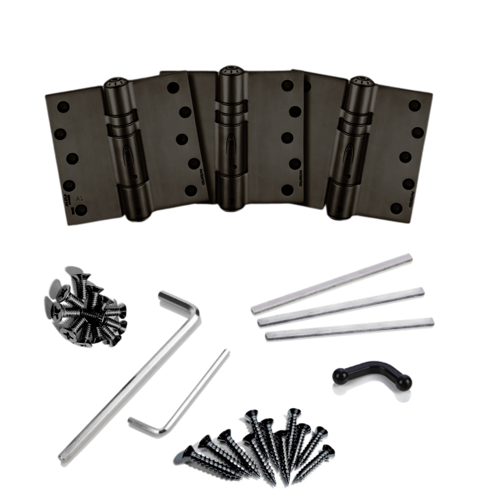 3pcs Heavy Duty Large Hinges | Hydraulic | Fire Rated | 7ft | 260 lbs ...