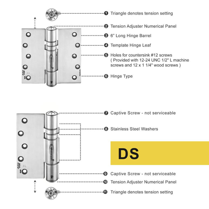 6 Inch Door Hinges 