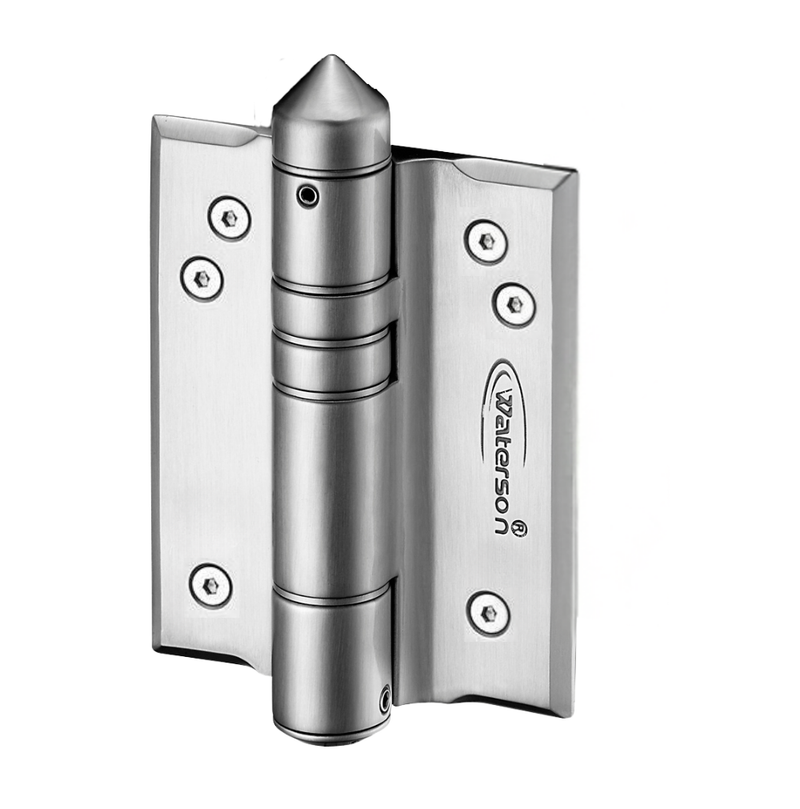 3pcs Heavy Duty Marine Full Surface Gate Hinges | Mechanical Self Closing | Weldable | 7ft | 260 lbs | 1" to 4" Thick | SS316 | K51PS-A3-316