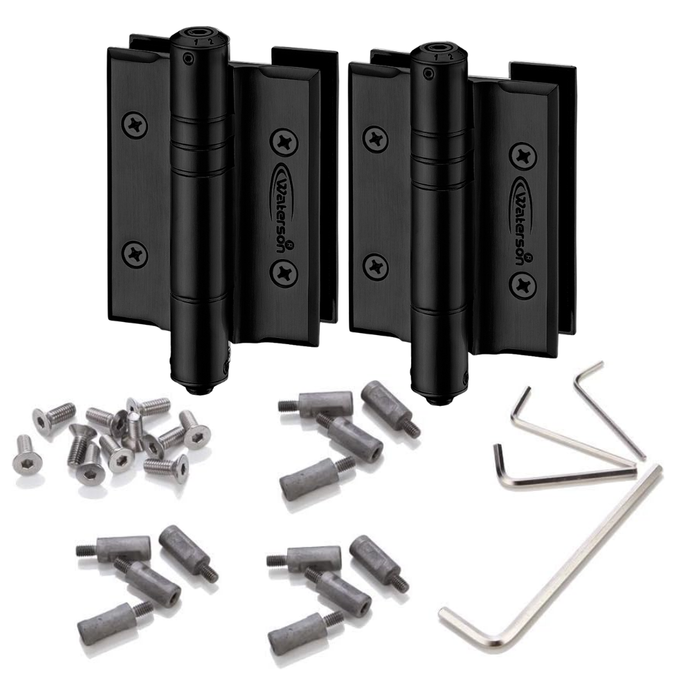2pcs Glass to Glass Pool Gate Hinge | Hold Open | SST304 | K51GG-D2