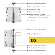 Soft Close Heavy Door Hinges