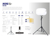 100W MINI LED Balloon Light Tower - Waterson Multi-function Closer Hinge