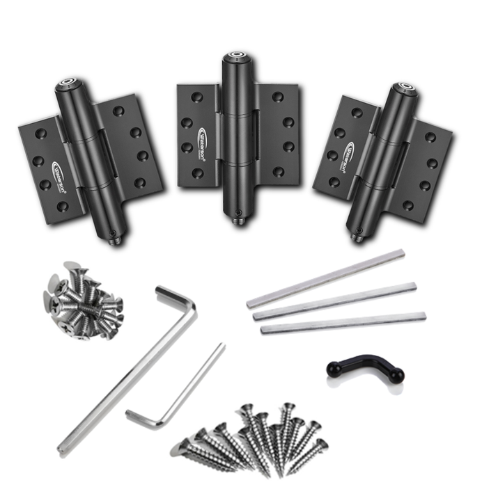 3pcs Soft Close Interior Door Hinges | Aluminum Hinges | W41M-400-B3