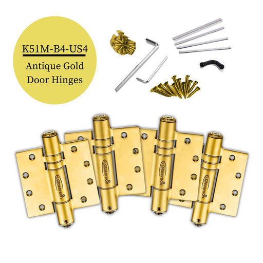 antique gold door hinge