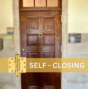 brushed gold door hinges