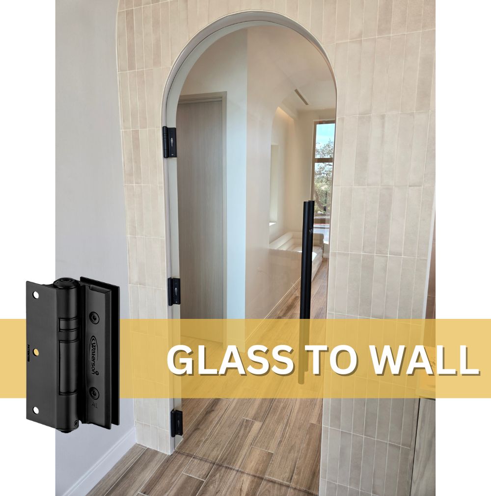 Glass to Wall Hinges