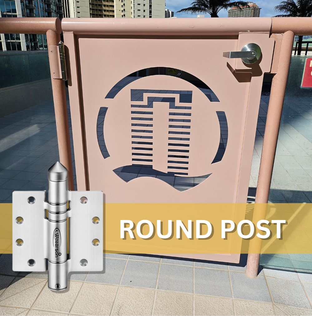 Round Post Gate Hinges