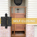 self closing garden gate hinges