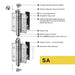 stainless steel self closing gate hinges