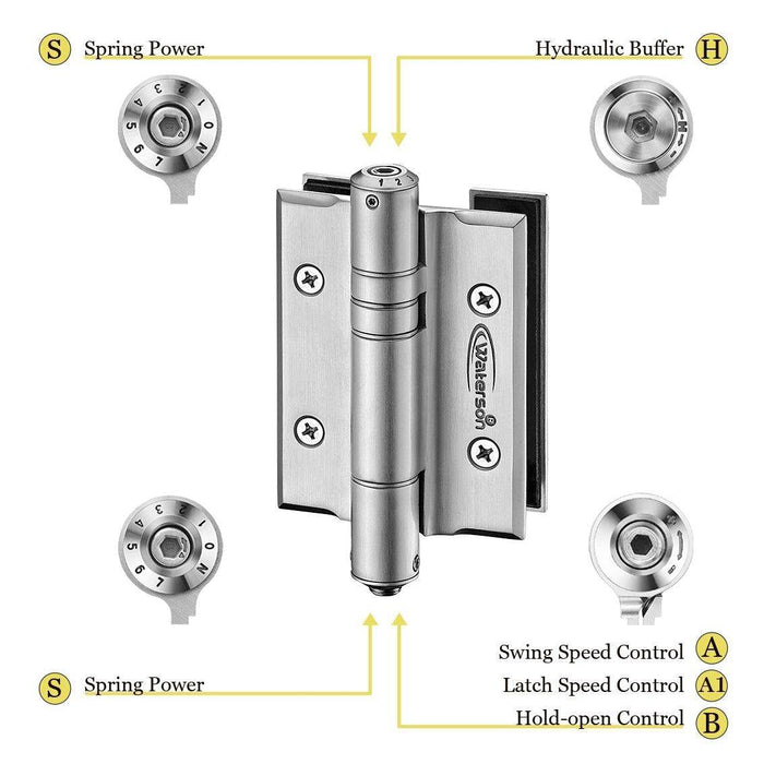 frameless glass door hinge