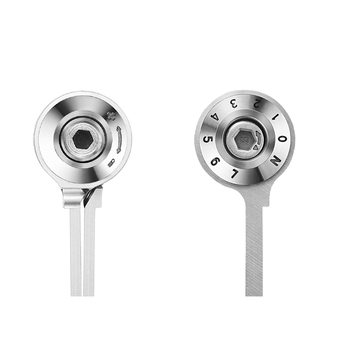 K51P-C3 | Adjustable Heavy Duty Gate Hinges Mechanical Self-Closing | Stainless Steel 304 - Full Surface | 3 Pack