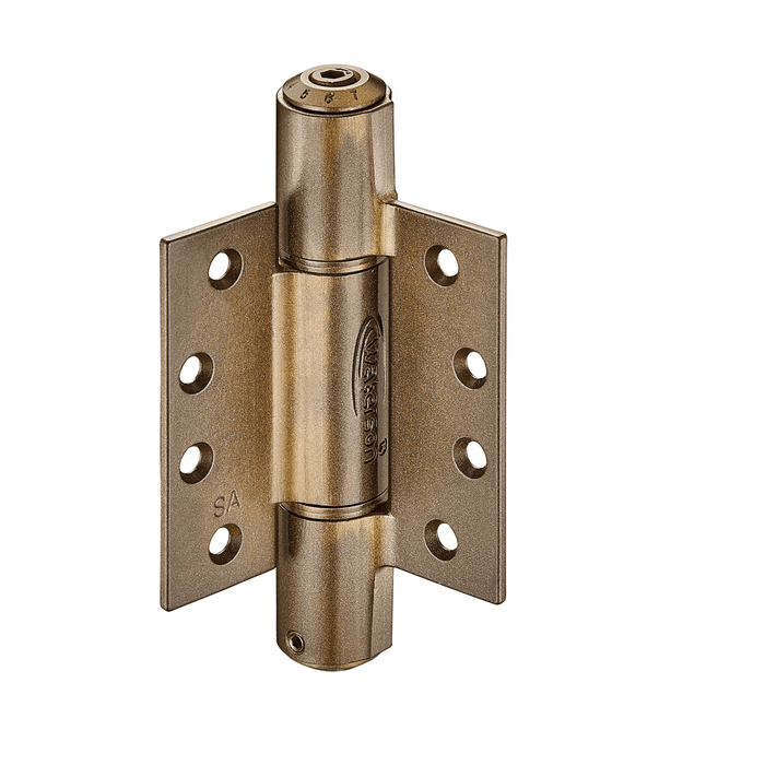 K51M-400-D4 | Heavy Duty Hydraulic Hybrid Self Closing Hinge with Hold Open | 4” x 4” | 8ft | 304 Stainless Steel | 4 Pack