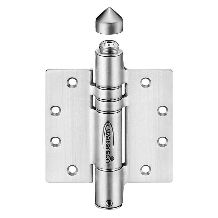 K51MP-D3 | Adjustable Hydraulic Hybrid Gate Closer Hinges | Stainless Steel - Butt Hinge Type | 3 Pack
