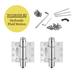aluminum gate hinges