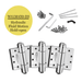 aluminum screen door hinges